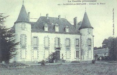 Fa�ade sud ch�teau d�but XIX